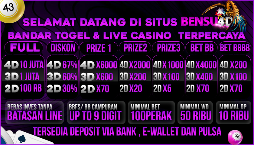 Prediksi Togel Jitu Bensu4d - Bocoran Angka Bandar Terpercaya Prediksi Togel Jitu Bensu4d - Bocoran Angka Bandar Terpercaya